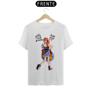 Nome do produtoCamiseta Cindy Lauper Girls Just Wanna Have Fun BRANCA