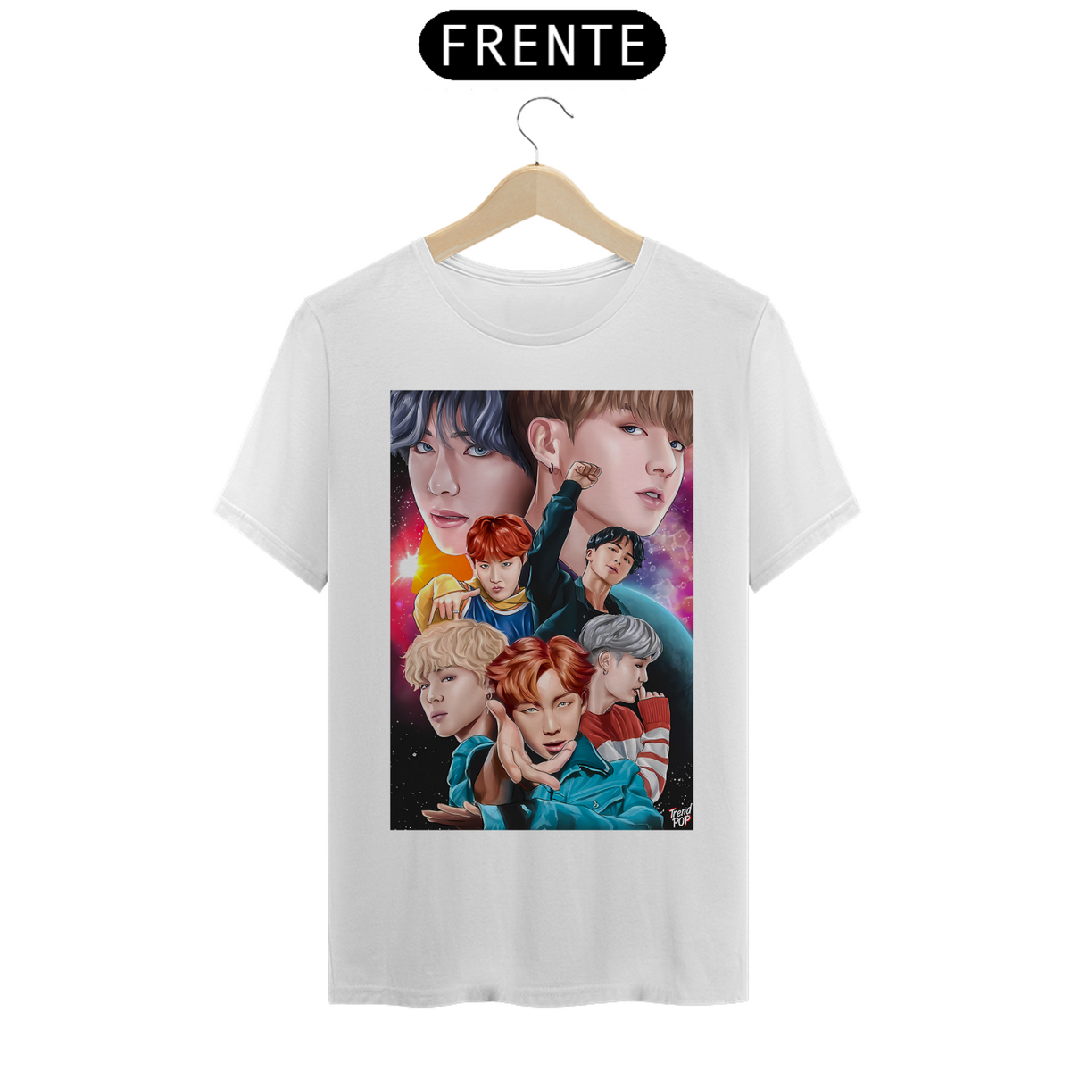 Nome do produto: Camiseta BTS Kpop