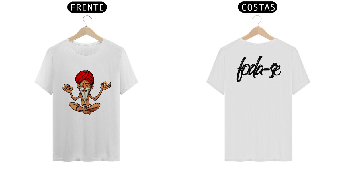 Nome do produto: Camiseta Zen - Frente e Costas