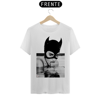 Nome do produtoCamiseta Catwoman Preto e Branco