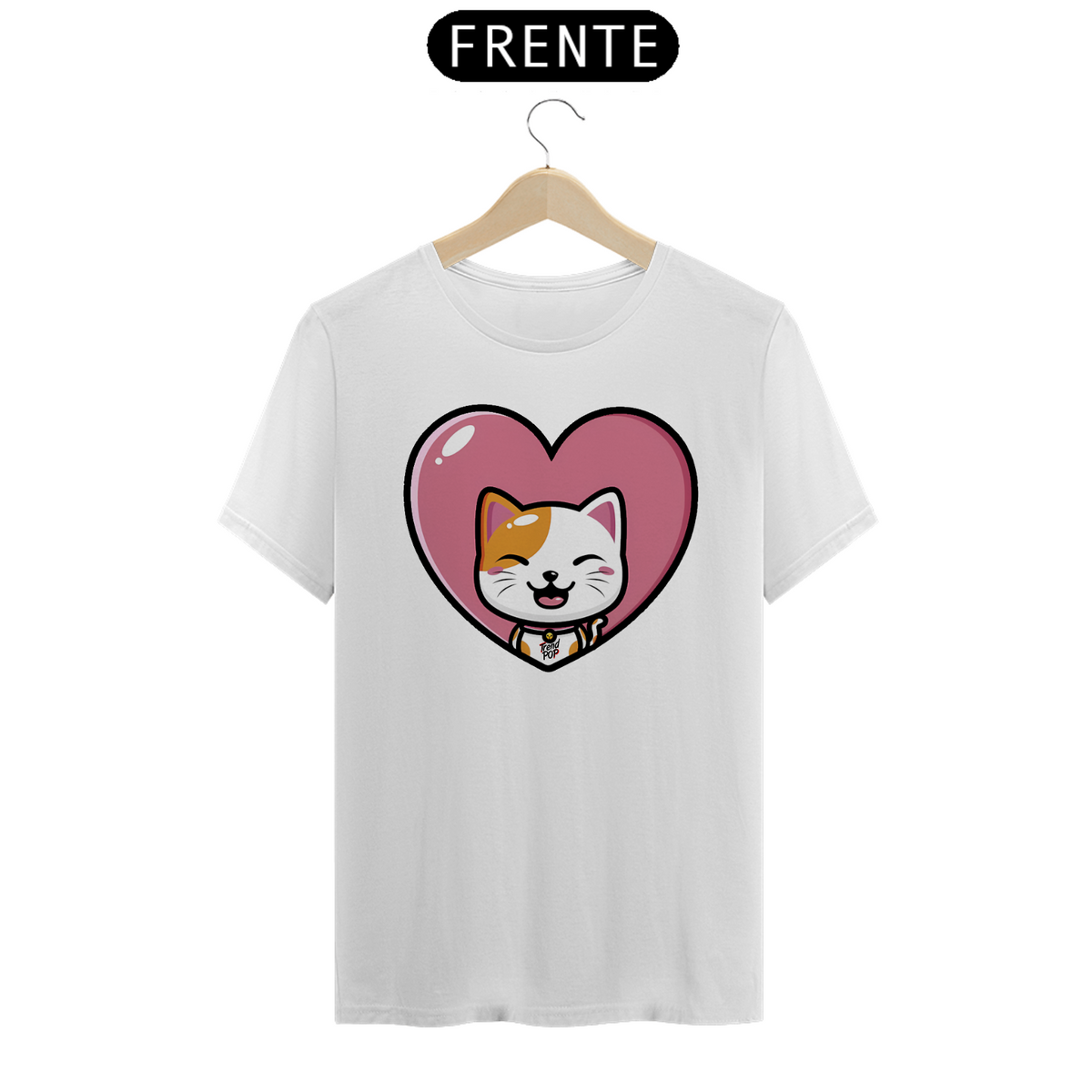 Nome do produto: Camiseta Cat Love