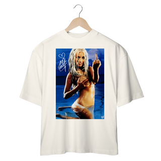 Nome do produtoCamiseta Christina Aguilera Dirty OVERSIZED