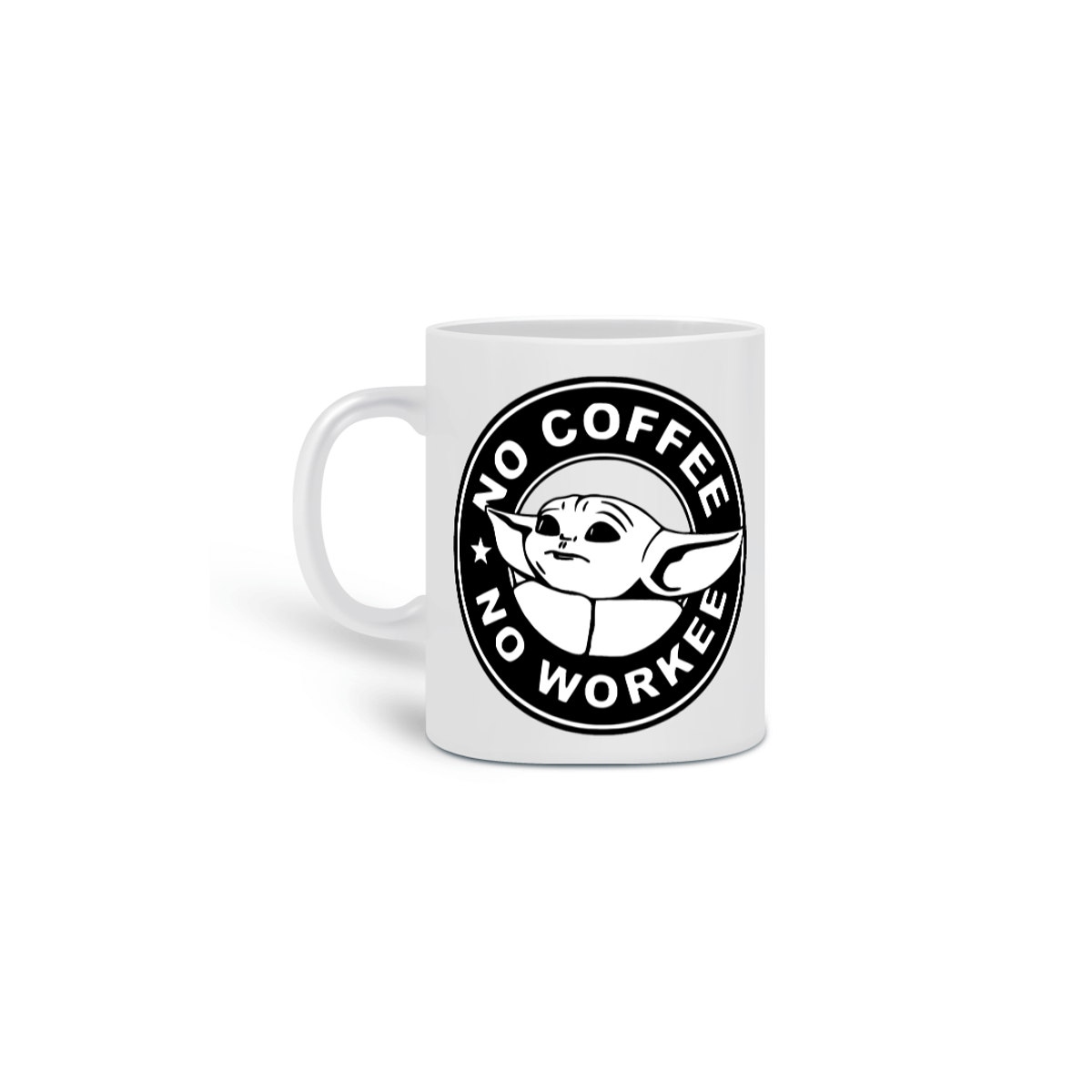 Nome do produto: Caneca NO COFFEE NO WORKEE