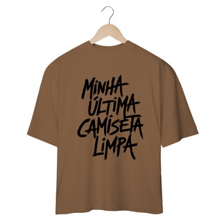 Nome do produtoÚltima Camiseta Limpa - Oversized BRANCA