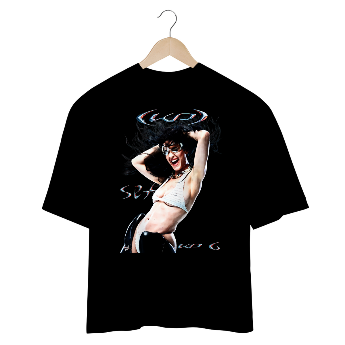 Nome do produto: Camiseta Katy Perry Woman\'s World KP6 OVERSIZED