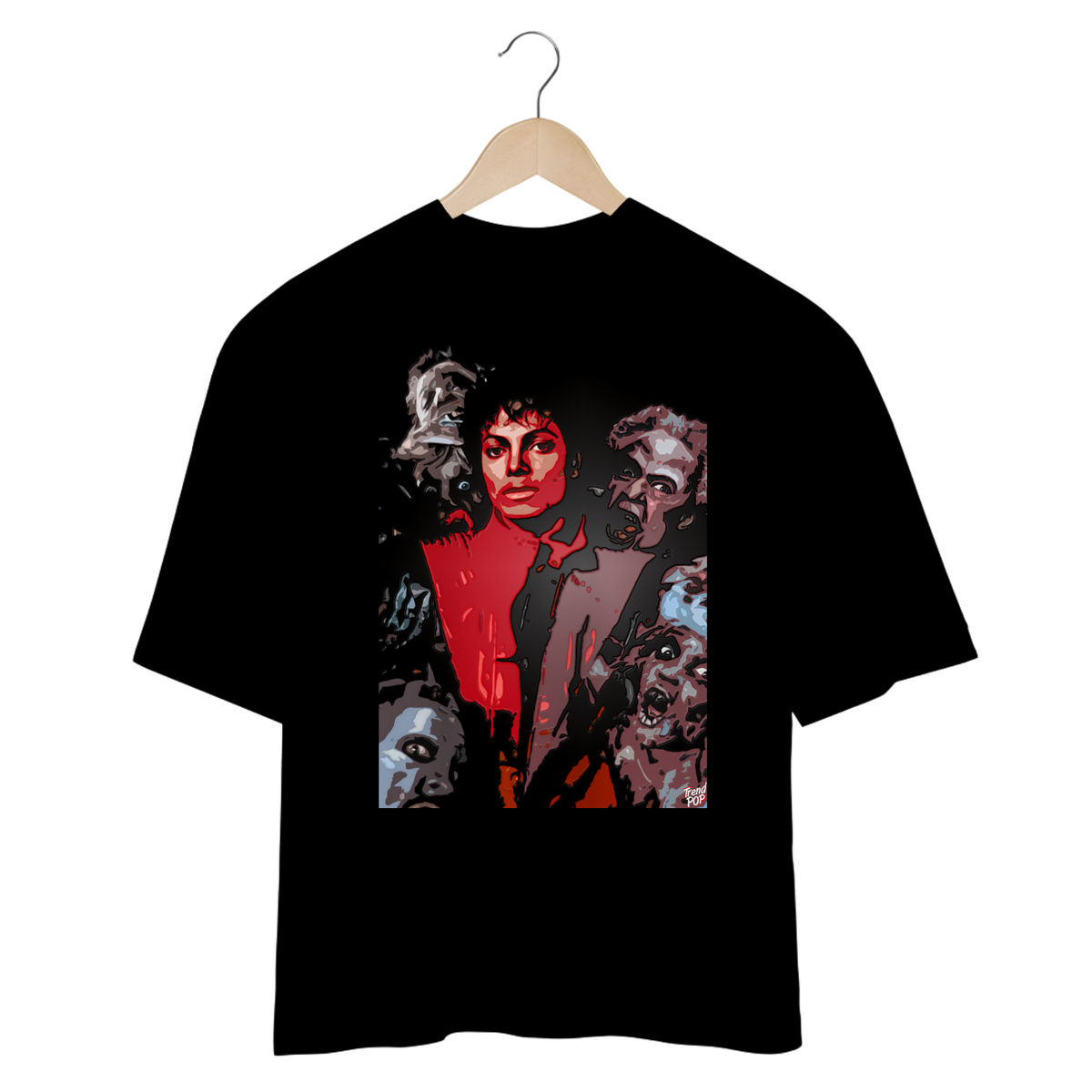 Nome do produto: Camiseta Michael Jackson Thriller OVERSIZED