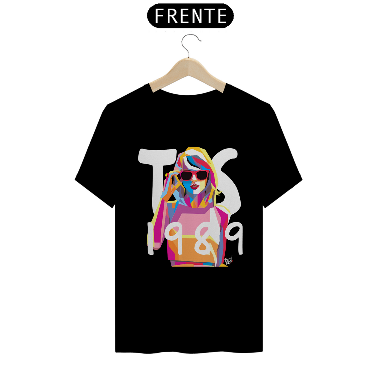 Nome do produto: Camiseta Taylor Swift 1989 PRETA