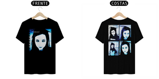 Camiseta Evanescence Amy Lee Frente e Costas