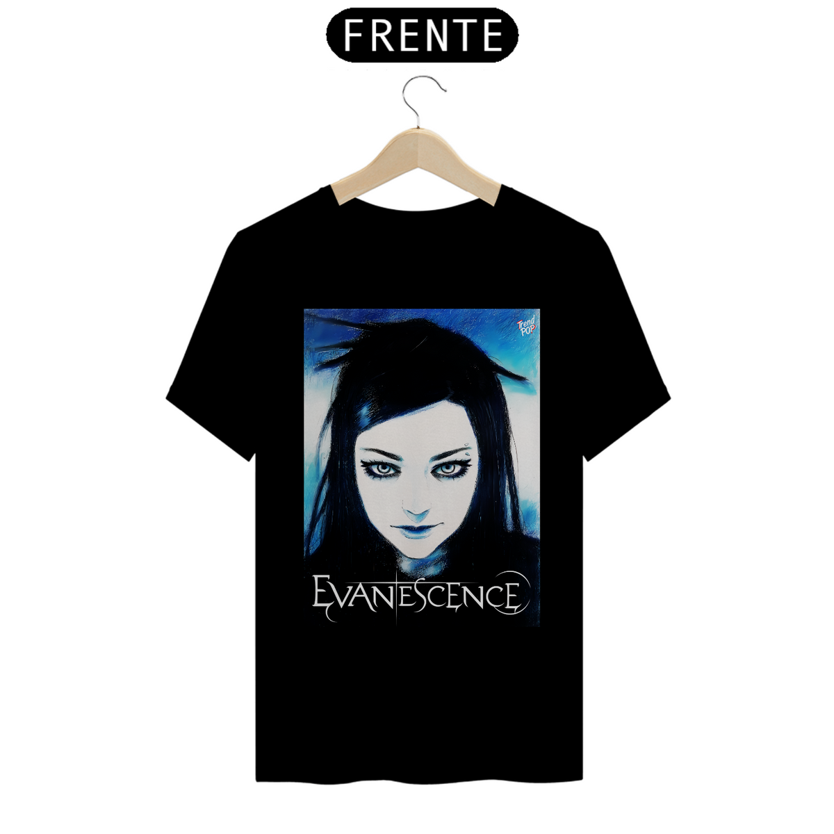 Nome do produto: Camiseta Pintura Amy Lee - Evanescence