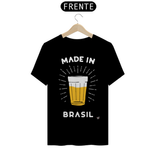 Camisa Made in Brasil Escrita Branca- Copo Americano de Cerveja