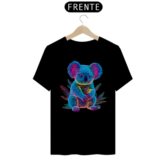 Camiseta Koala Neon PRETA