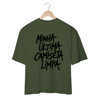 Nome do produtoÚltima Camiseta Limpa - Oversized BRANCA