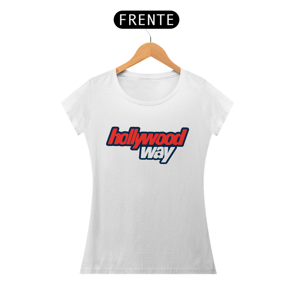 Nome do produto: Camiseta Baby Look Hollywood Way 107