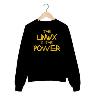 Nome do produtoTHE LINUX IS THE POWER - MOLETOM FECHADO