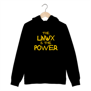 Nome do produtoTHE LINUX IS THE POWER 1 - MOLETOM CANGURU