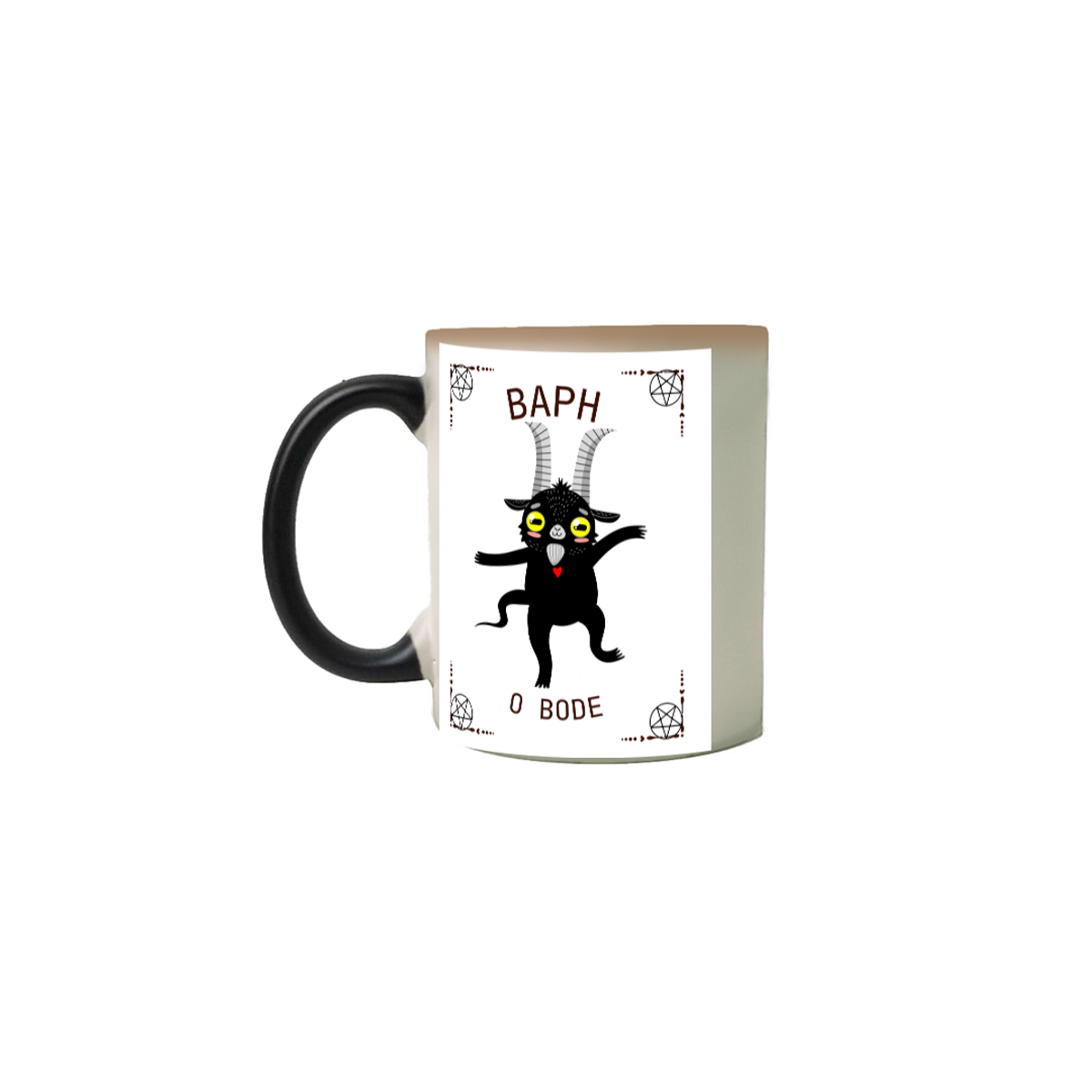 Nome do produto: Caneca mágica Baph, o Bode 1