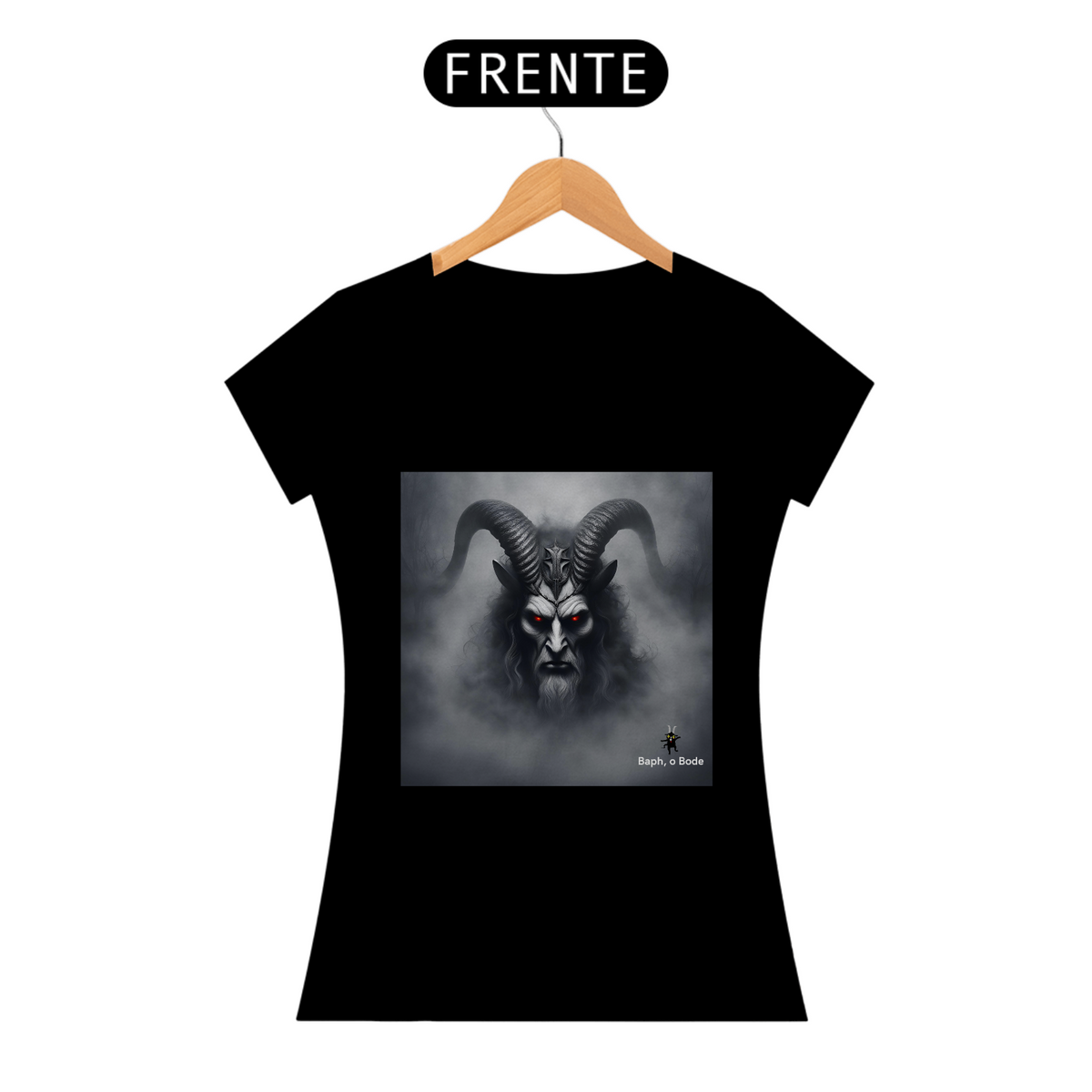 Nome do produto: Camiseta feminina Baphomet