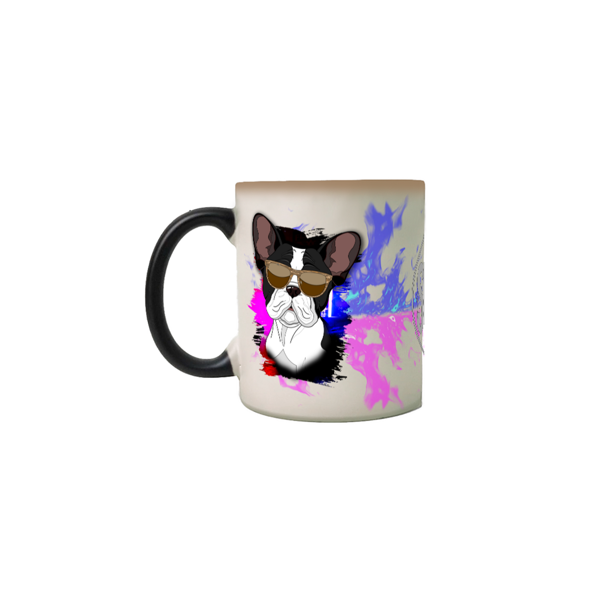 Nome do produto: Caneca Mágica Rock Dogs SUW