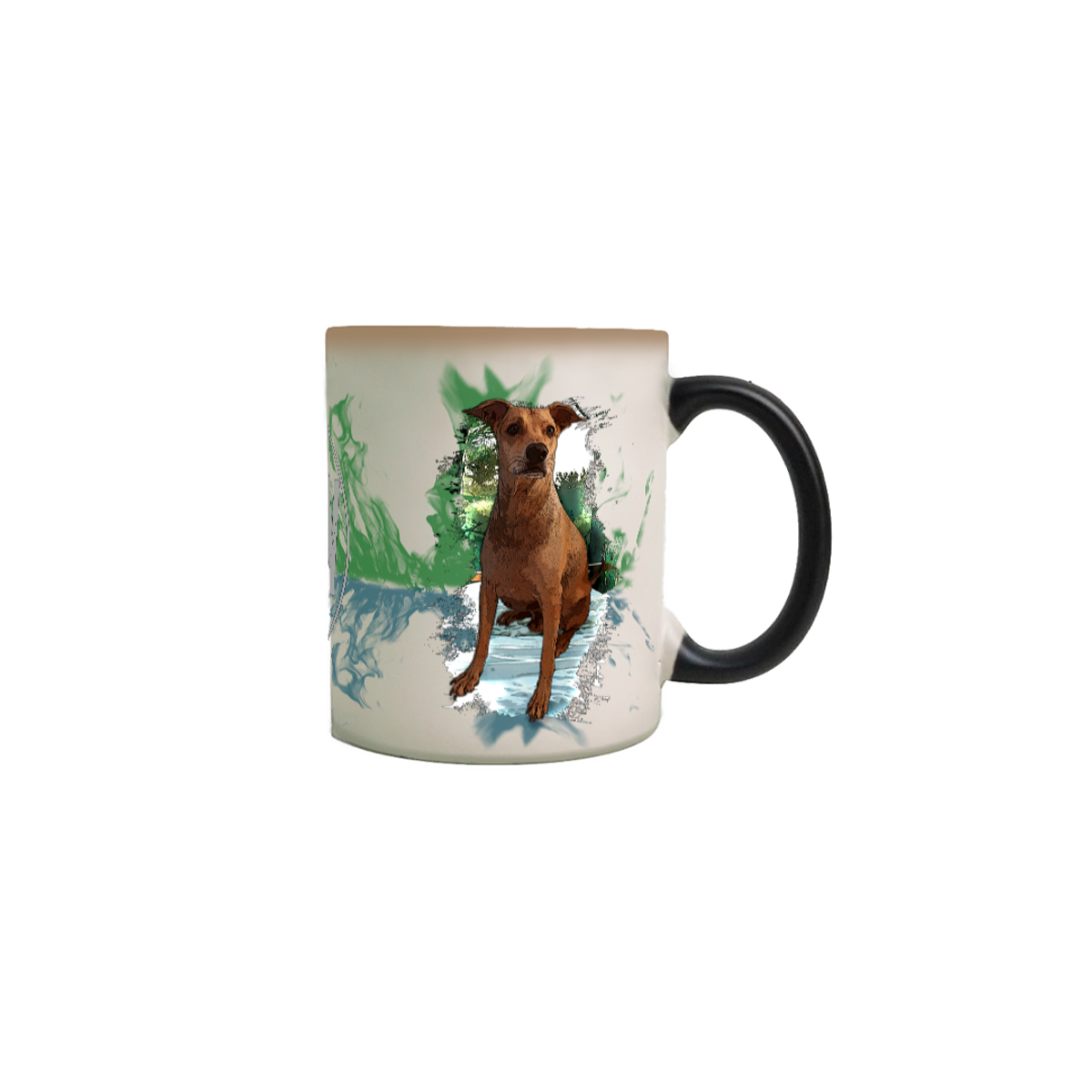 Nome do produto: Caneca Mágica Pets Ameixa e Lost SUW