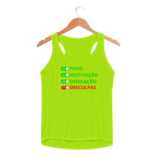 Nome do produtoRegata Fem Sport Dry UV: Foco