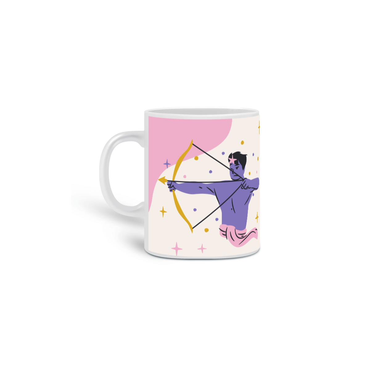 Nome do produto: caneca sagitário - só um café forte pra acompanhar a sinceridade de uma sagitariana