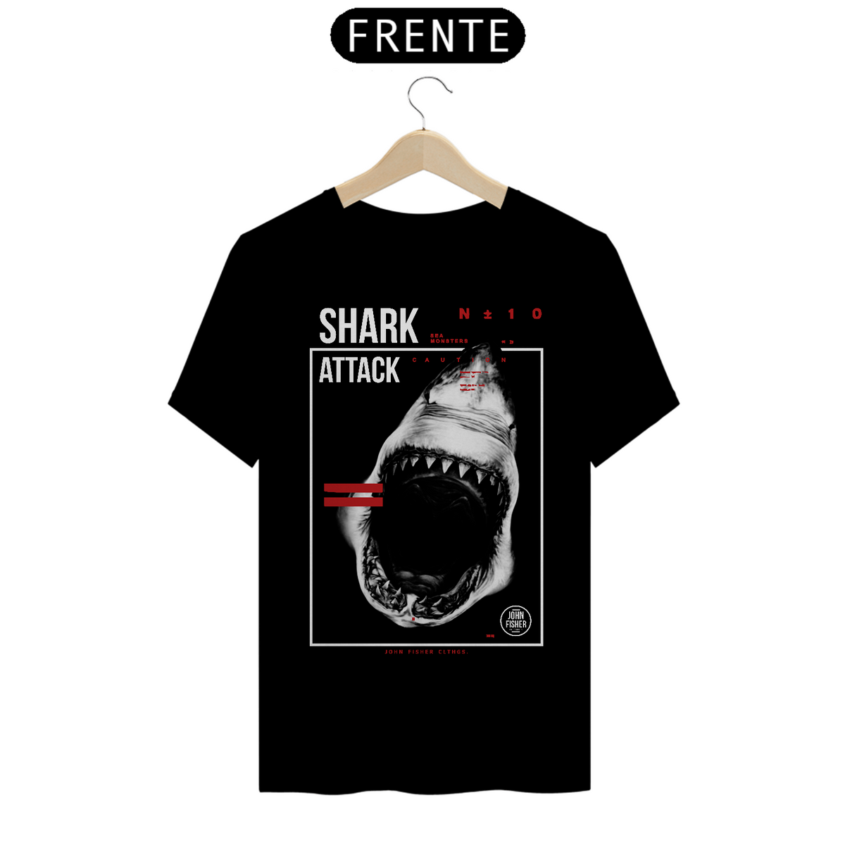 Nome do produto: Camiseta Shark Attack