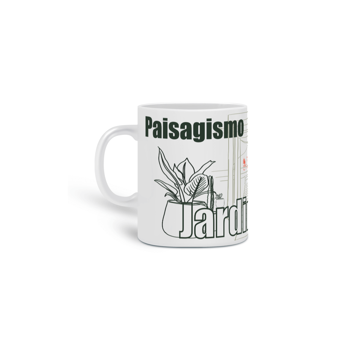 Nome do produto: CANECA - Não é jardinagem