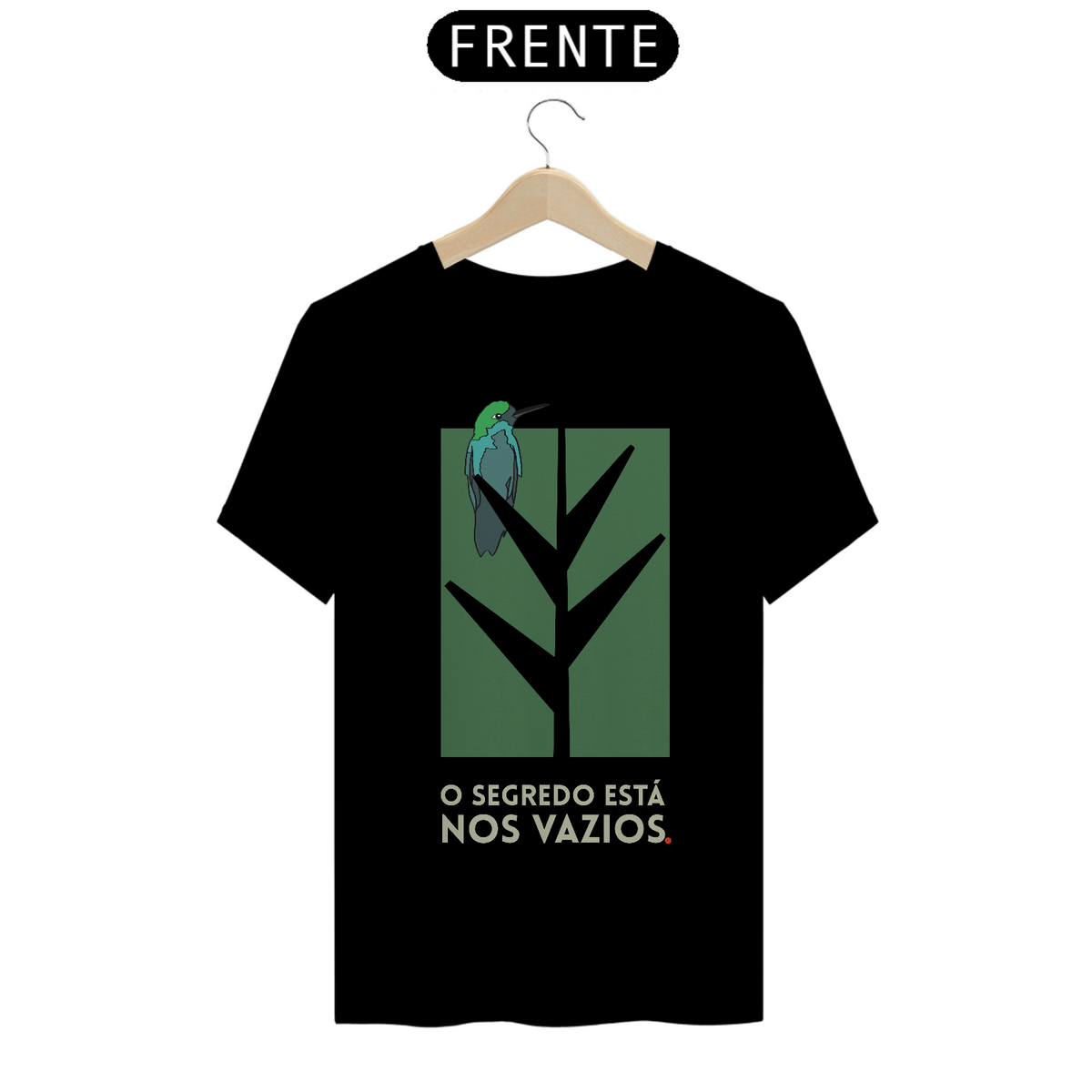 Nome do produto: CAMISETA - Segredo nos vazios