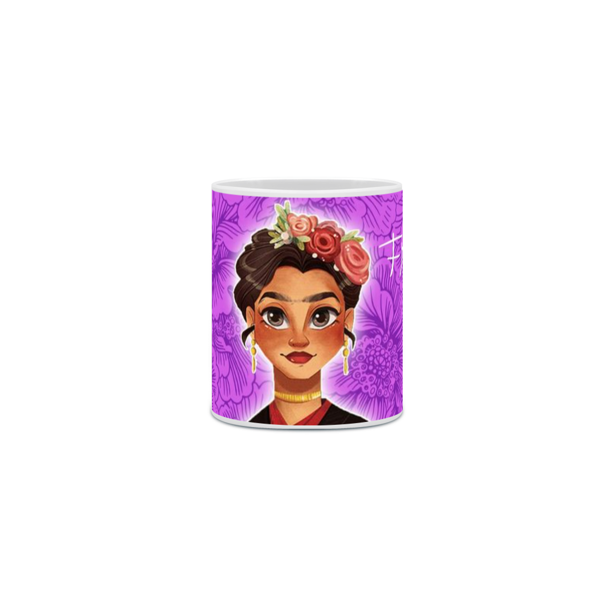 Nome do produto: Caneca Frida Kahlo Arte Especial - Sandroka