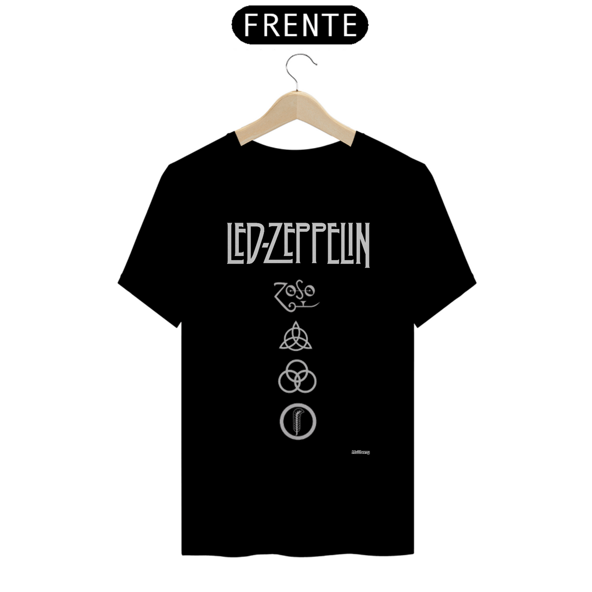 Nome do produto: Camiseta Led Zeppelin Clássica