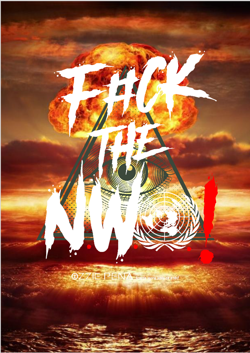 Nome do produto: Poster - F#ck the New World Order - Ozzie Pena