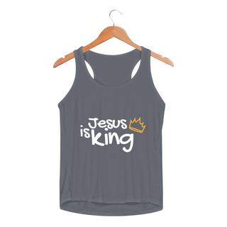 Nome do produtoREGATA FEMININA SPORT DRY UV | JESUS IS KING