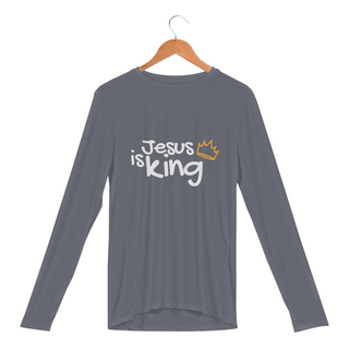 Nome do produtoCAMISA MANGA LONGA SPORT DRY UV | JESUS IS KING