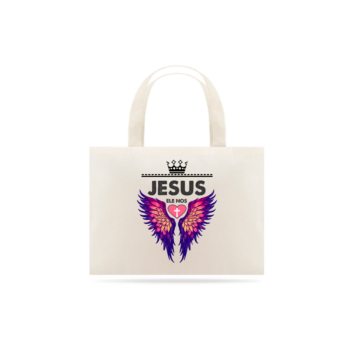 Nome do produto: ECO BAG GRANDE | JESUS - ELE NOS AMOU