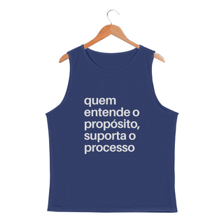 Nome do produtoREGATA MASCULINA SPORT DRY UV | QUEM ENTENDE O PROPÓSITO, SUPORTA O PROCESSO