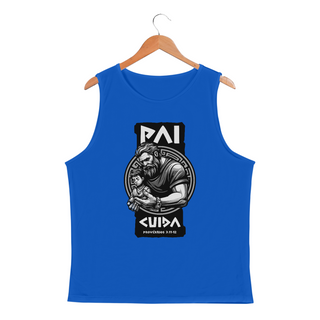 Nome do produtoREGATA MASCULINA SPORT DRY UV | PAI CUIDA PROVÉRBIOS 3:11-12