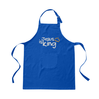 Nome do produtoAVENTAL BRIM | JESUS IS KING