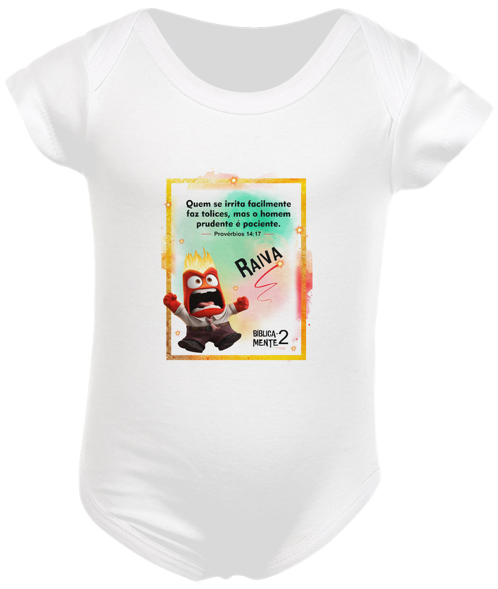 Nome do produto: BODY INFANTIL | BIBLICAMENTE 2 (RAIVA)