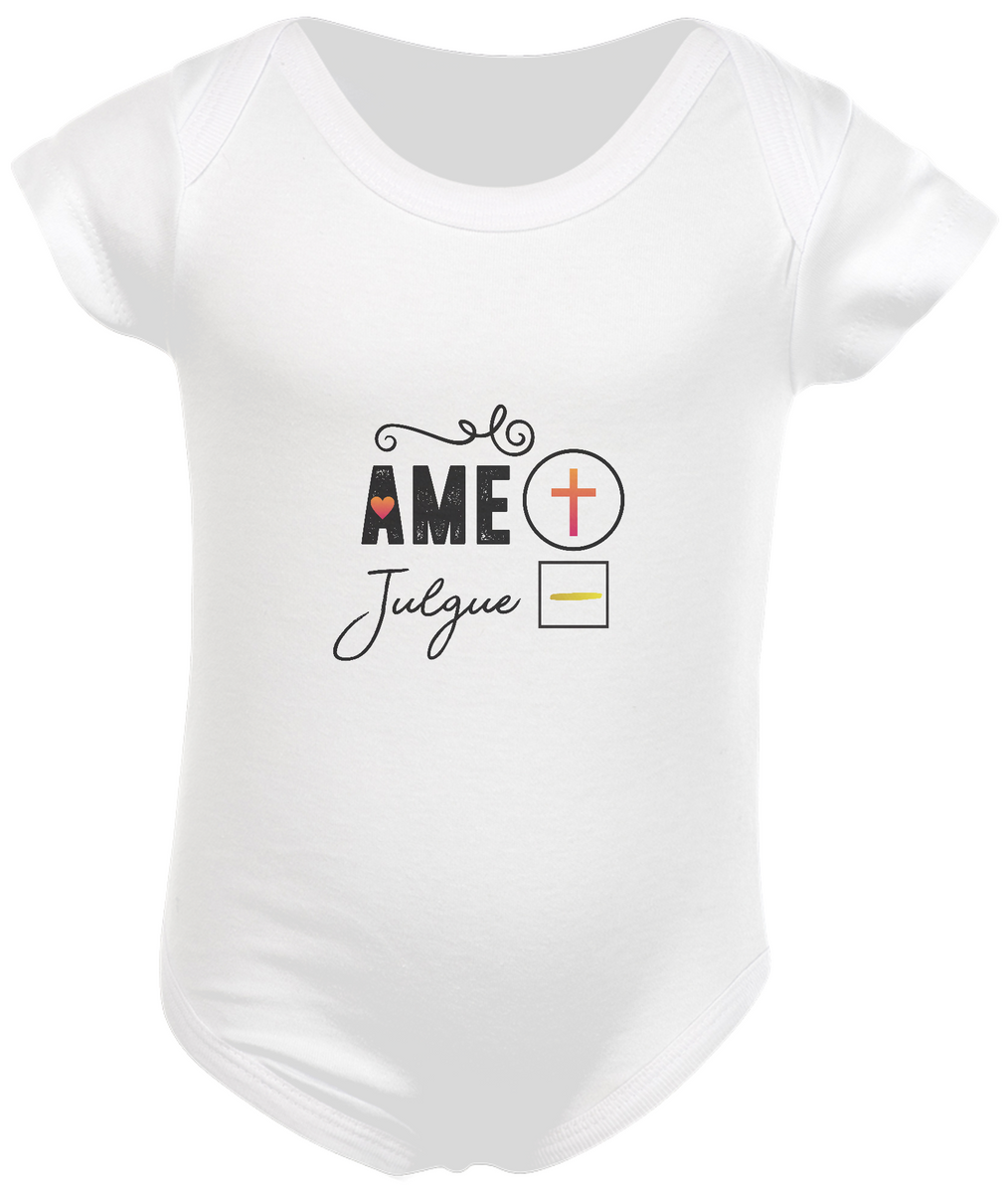 Nome do produto: BODY INFANTIL | AME + JULGUE -