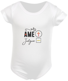 Nome do produtoBODY INFANTIL | AME + JULGUE -