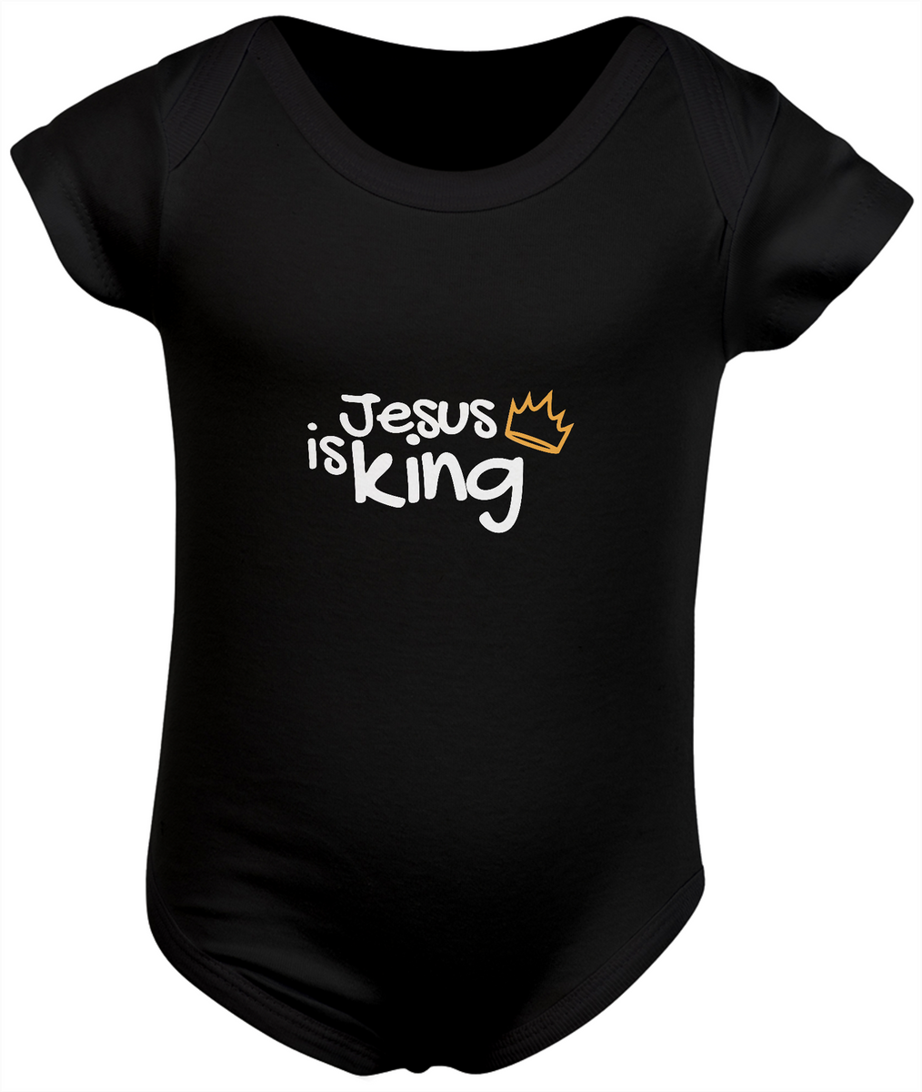 Nome do produto: BODY INFANTIL | JESUS IS KING