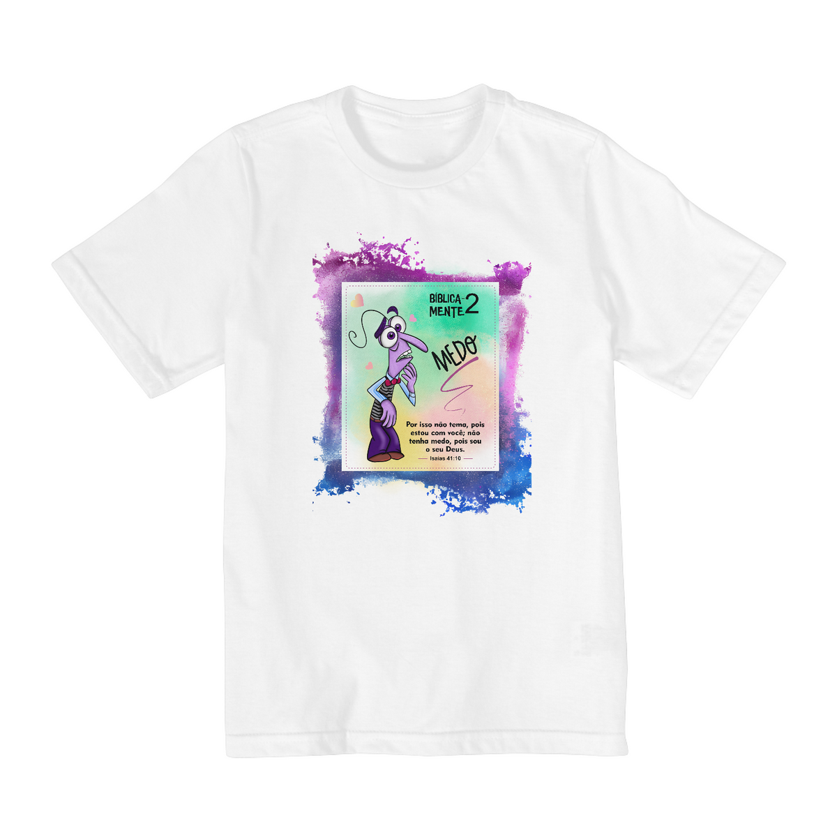 Nome do produto: CAMISA QUALITY INFANTIL (2 A 8) | BIBLICAMENTE 2 (MEDO)