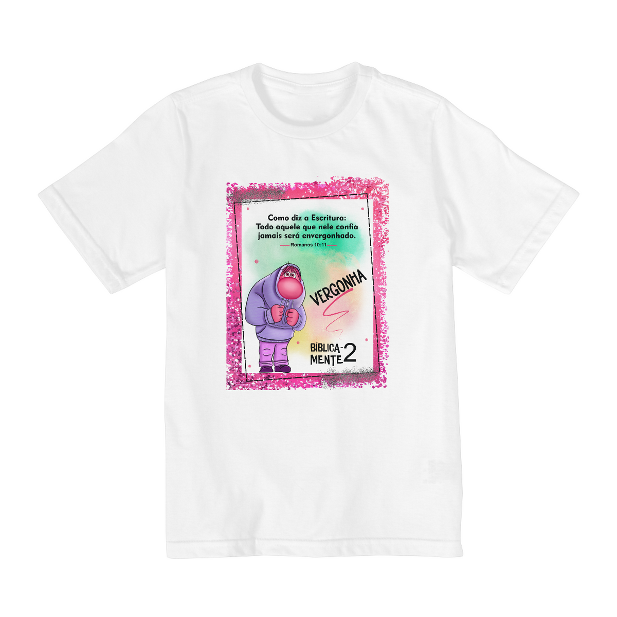 Nome do produto: CAMISA QUALITY INFANTIL (10 A 14) | BIBLICAMENTE 2 (VERGONHA)