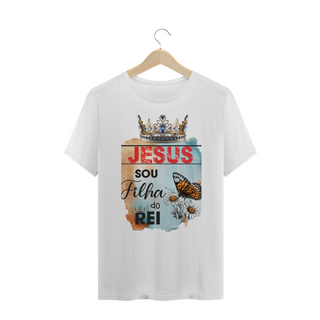 Nome do produtoCAMISA PLUS SIZE | JESUS - SOU FILHA DO REI