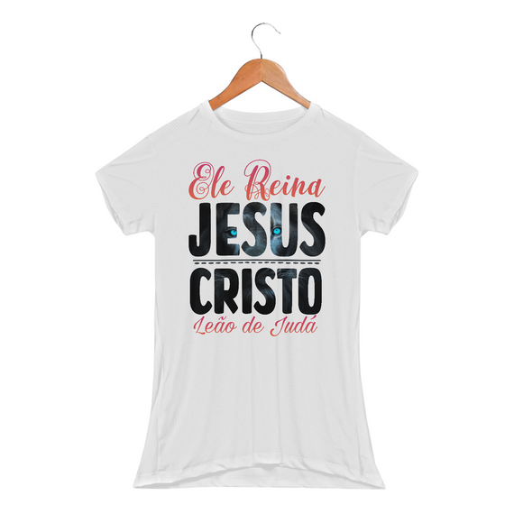 BABY LONG SPORT DRY UV | ELE REINA JESUS CRISTO LEÃO DE JUDÁ