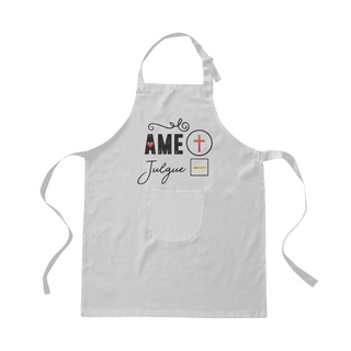 Nome do produtoAVENTAL BRIM | AME + JULGUE -