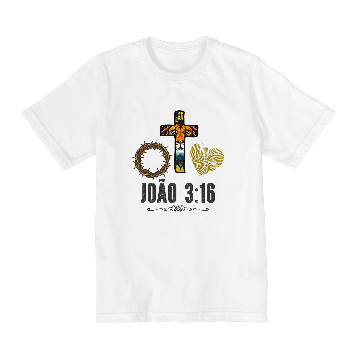 Nome do produto: CAMISA QUALITY INFANTIL 10 A 14 | JOÃO 3:16