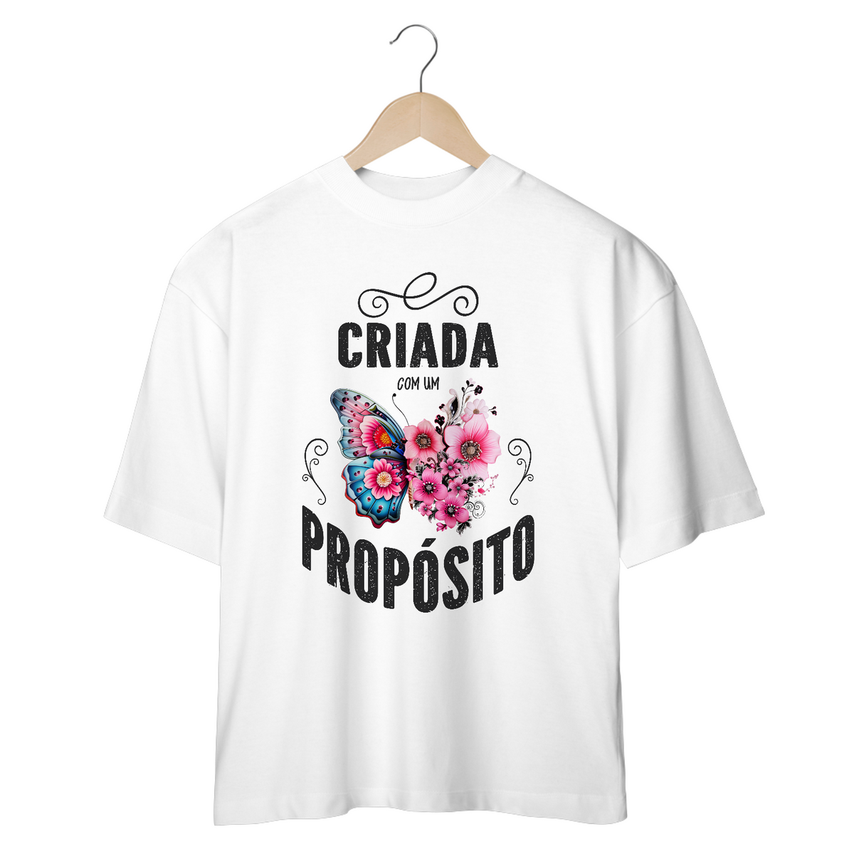 Nome do produto: CAMISA OVERSIZED | CRIADA COM PROPÓSITO