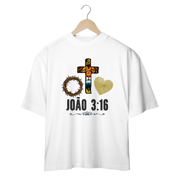 CAMISA OVERSIZED | JOÃO 3:16