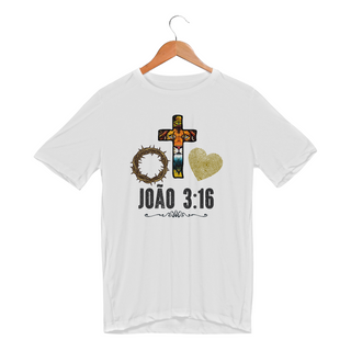 Nome do produtoCAMISETA SPORT DRY UV | JOÃO 3:16